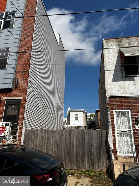 Vacant Land For Sale - 639 Cantrell Street<br/> PHILADELPHIA, PA 19148