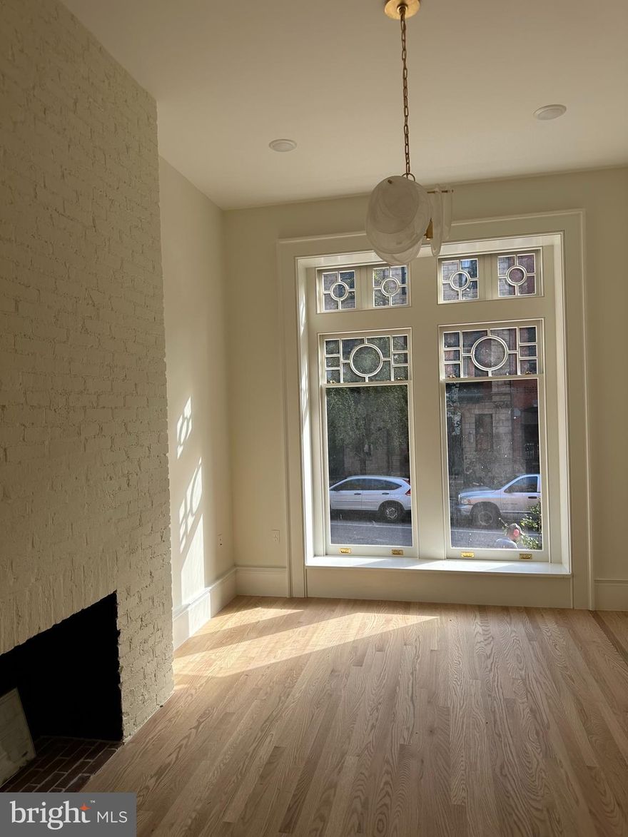 Splendid, recently constructed one bedroom and one full bath apartment, with all the bells and whistles in Historic Mount Vernon Place. Flooded with light, exposed brick walls, hardwood flooring, original details and tastefully appointed. This will not last long! On site parking available at $100.00 a month, water to be paid by tenant at a fee of $50. monthly.