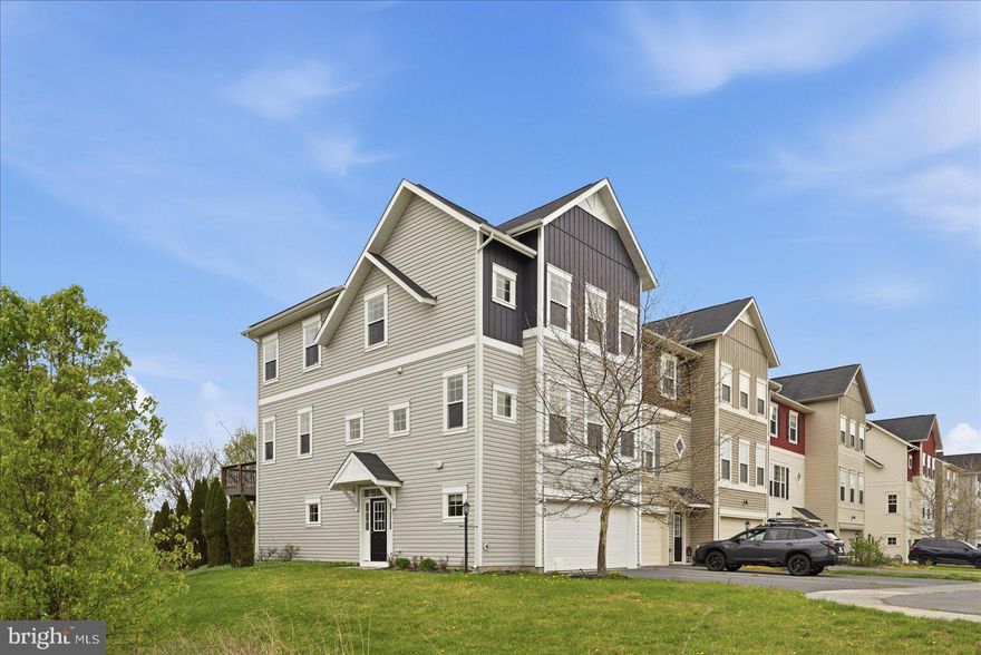 Welcome to this beautifully appointed three-story corner townhouse offering the perfect blend of elegance, comfort, and privacy.   Ideally situated with open fields and green space on one side and serene woodland behind, this home provides a rare sense of tranquility while still being part of a vibrant, premier community.

Rich hardwood floors flow seamlessly throughout the home, creating warmth and sophistication.   The thoughtfully designed main living area features a spacious living room, a separate formal dining room, and an inviting family room ideal for everyday relaxation.  Designed with a circular floor plan, the main level allows effortless movement from room to room — creating the perfect setting for entertaining, gatherings, and everyday living.  A private office/den offers the flexibility today’s lifestyle demands — perfect for working from home or creating a quiet retreat.  Look at all those extra windows.  This home is teaming with natural light.   No expense was spared.   This is a truly stunning home on the best lot in the community.   

At the heart of the home, the stainless steel and granite kitchen combines beauty and function, offering ample cabinetry and workspace for cooking and entertaining alike.

Upstairs, the luxurious primary suite serves as a true escape, complete with an inviting soaking tub, comfortable walk-in shower, and two walk-in closets. The convenience of bedroom-level laundry adds to the home’s thoughtful design. With 3.5 well-appointed bathrooms, space and comfort are never compromised.

Outdoor living is just as impressive. A large composite deck extends your entertaining space, while a graceful spiral staircase leads to a stamped concrete patio below — all surrounded by peaceful natural views that create a warm, private oasis.

Adding even more value and efficiency, the home includes solar panels — offering energy savings and environmentally conscious living without sacrificing comfort or style.

Highlights include:
• Hardwood flooring throughout
• 3.5 bathrooms
• Office/den plus multiple living spaces
• Bedroom-level laundry
• Composite deck with spiral staircase to stamped patio
• Corner lot with green space and woodland backdrop
• Solar panels for energy efficiency

Flair smart vents on every register — Wi-Fi connected and equipped with occupancy sensors to automatically balance airflow room by room, mimicking the comfort of a full zone-control HVAC system.

This exceptional home offers refined living in a setting that feels both open and secluded — a rare opportunity you won’t want to miss.

Active again at no fault of the property.  Buyer was not able to secure his loan.