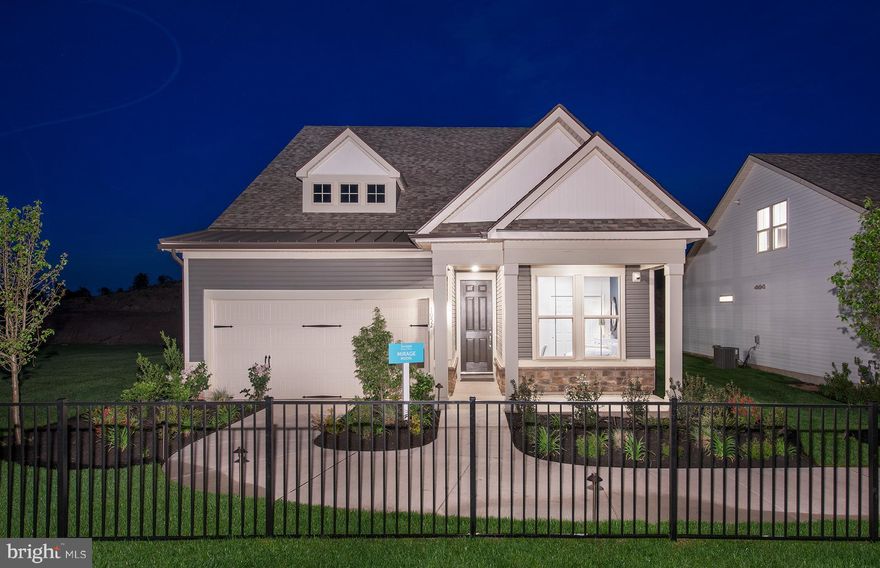 NEW CONSTRUCTION- Del Webb North Penn- Luxury 55+ Lifestyle Community. Build any of our 4 Floorplans (price will vary from starting price) and start living your best life. Clubhouse opening this year. Different lots and different options available where you can build any home from scratch and personalize all of your options. Already 70+ sold this year! Move in December 2023/January 2024. Check in at sales office at 1045 Owen Lane.

Photos are of Mirage model home