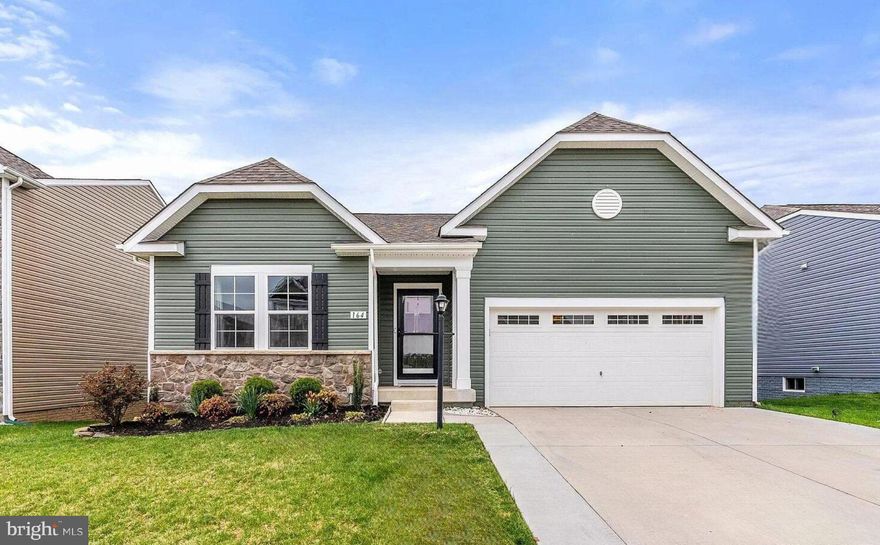 ***LOCATION, LOCATION, LOCATION*** Immaculate rancher style home in the prime location off exit 23 on I-81. This well-maintained home will warmly greet you with its curb appeal as you drive into the concrete driveway leading to your 2-car attached garage. Open your front door to a  welcoming entryway and a versatile space with elegant glass French doors, ideal for a home office , guest room, play area, craft space or more! Follow your beautiful LVP flooring down the hall to discover two additional spacious bedrooms and two full bathrooms on the main floor. The primary suite boasts ample natural light, a sizable walk-in closet, and a spacious walk-in shower. The kitchen is adorned with luxurious dark cabinets, stainless steel appliances, and a stunning granite island with extra seating. The family room features a cozy electric fireplace at its heart. Step outside to a lovely Trex deck overlooking the expansive fenced backyard. Descend to the fully finished walkout basement, which includes a fourth bedroom and another full bathroom.

This lower level also offers a generous living area, perfect for a game room, movie nights, or even a guest suite. The basement's walkout access leads you to a beautifully landscaped patio, ideal for entertaining or enjoying quiet evenings under the stars. Some shopping and dining within a short stroll. Community has modern amenities and thoughtful design, 164 Stager Avenue is more than just a house—it's a place where cherished memories are made. Don't miss the opportunity to call this stunning property your forever home!
