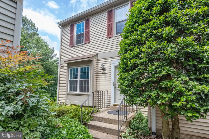 End unit with a fabulous open floor plan and 3 finished levels. As you step inside you're greeted with natural light flowing through the bay window in the kitchen. The large living room is perfect for spending time at home watching your favorite show or relaxing. Two spacious bedrooms await you on the upper level both with ensuite full baths. The lower level features a legal bedroom, full bath, and a large storage room. The legal bedroom is a versatile space that also makes a great rec room or home office. Walkout from the lower level onto the peaceful rear deck; great for grilling or enjoying a quiet evening.  An incredible value in Burke, waiting for your personal updates yet, move-in ready. New appliances, HVAC replaced in 2019, gutters replaced in 2018, windows on the main level, and front upper-level bedroom replaced in 2015. Fabulous location, walking distance to VRE, shopping, and dining.  Plenty of onsite parking, spaces are unassigned and require a permit.  Home is being sold as-is.