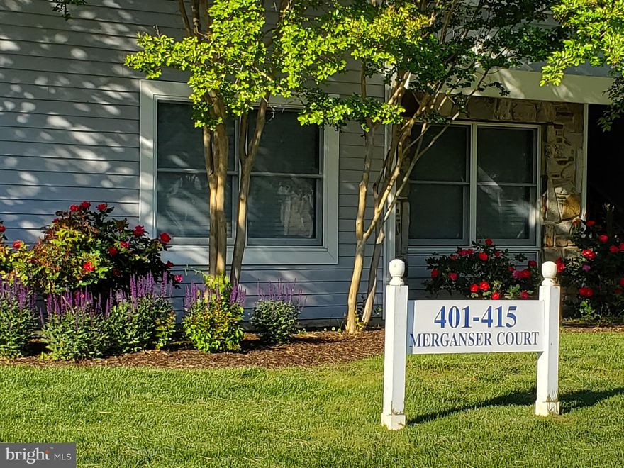 Top floor-Lovely Open Concept condo with 2 bedrooms 2 full baths, Hardwood floors,  balcony overlooking community area all in  the Bayside Community with club house, gym, swimming pool, hot tub, and tennis courts. Walking paths all around the community. Close to shopping, restaurants, and Rt 50, Gas outlet for adding a fireplace if desired.