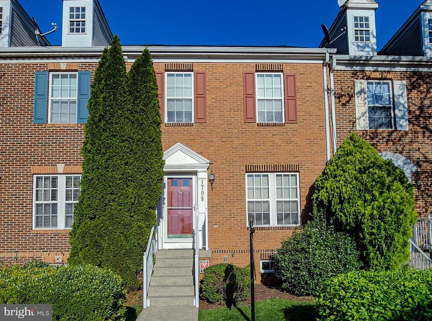 Three finished levels of living in desirable Dearbought in Frederick! This classic brick-front townhome design features a center kitchen, with convenient island and storage pantry, brand new refrigerator, new stove, new disposal, newer built-in microwave and dishwasher, and solid granite counters. A three level bumpout provides additional size to the home from top to bottom. The upper level bedrooms have wood flooring, and the large primary bedroom comes with a sitting area, huge walk-in closet, and en suite bathroom. The lower level is not your typical "basement" as it is light and bright, with plenty of windows, new carpet, and a flex room/home office with hardwood flooring, plus a laundry/utility room with a new washer/dryer pair.  A fenced backyard, convenient deck, and parking pad located behind the house (plus plenty of on street parking) round out this lovely home.  As a bonus, the roof was replaced in 2023! Excellent location with close proximity to ball fields and the community pool.