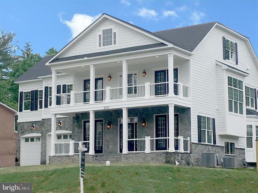 JUST REDUCED!!! Incredible, new construction, Arts & Crafts home, built by BenMar Residential, offers 4 finished levels, 6 inviting, comfortable bedrooms, 6 1/2 bright, beautiful bathrooms and over 7800 meticulously finished square feet. The main level includes a fully integrated gourmet kitchen with center island and quartz countertops, large family room with gas fireplace and beamed ceiling, living room, versatile dining room that easily caters for large gatherings or quiet family meals, and hardwood floors throughout. The upper level includes an opulent owner s suite with dual walk-in closets, luxurious bathroom and private rear balcony. The other 3 upper level dreamy bedrooms each have their own elegant bathroom and generous walk-in closet. The third floor features a cozy loft with a bedroom and full bath. The finished lower level includes an over-sized rec room with full wet bar, game room, a fully wired media room and a guest bedroom with full bath. The 14,185 square-foot lot offers a circular driveway for multi-access to the driveway and 2-car garage, and a level backyard. Ideally located in the highly-coveted Glen Echo Heights subdivision, close to downtown Bethesda and part of the Whitman HS cluster. DOMM is inflated due to the home being under construction.