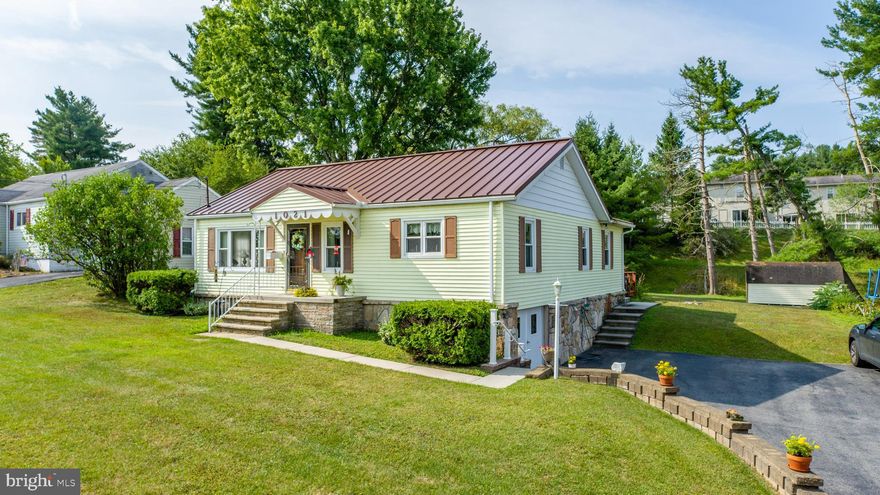 Nestled in the convenient High Street neighborhood of Oakland, this delightful ranch-style home offers a perfect blend of comfort and convenience. Built in 1954, this well-maintained 3 Bedroom 2 Bath residence boasts 1,520 sq. ft. above grade finished sq. ft. and a partially finished full basement awaiting your finishing touches. The exterior showcases a welcoming façade with a well-kept yard, metal roof, and complemented by an outbuilding that provides additional storage or workspace. The paved driveway ensures easy access and ample parking for guests. Inside, the home features a cozy layout with plush carpeting and ceramic tile flooring, creating a warm atmosphere throughout. The kitchen is equipped with essential appliances, including a refrigerator, electric oven/range, dishwasher, and washer/dryer, making daily chores a breeze. The main floor laundry adds to the convenience of this lovely home. Located in a vibrant community, residents enjoy easy access to shopping, local parks, medical services while not far from outdoor activities and other amenities of the Deep Creek Lake area. The neighborhood is known for its friendly atmosphere and strong sense of community, with nearby schools and businesses enhancing the quality of life. This property is not just a house; it's a place to create lasting memories. A wonderful starting out home as well as a finishing up home and everything in between. Reach out today to view for yourself and for additional info. (Note: Due to sudden change of Seller's circumstances, this will be a short sale.)