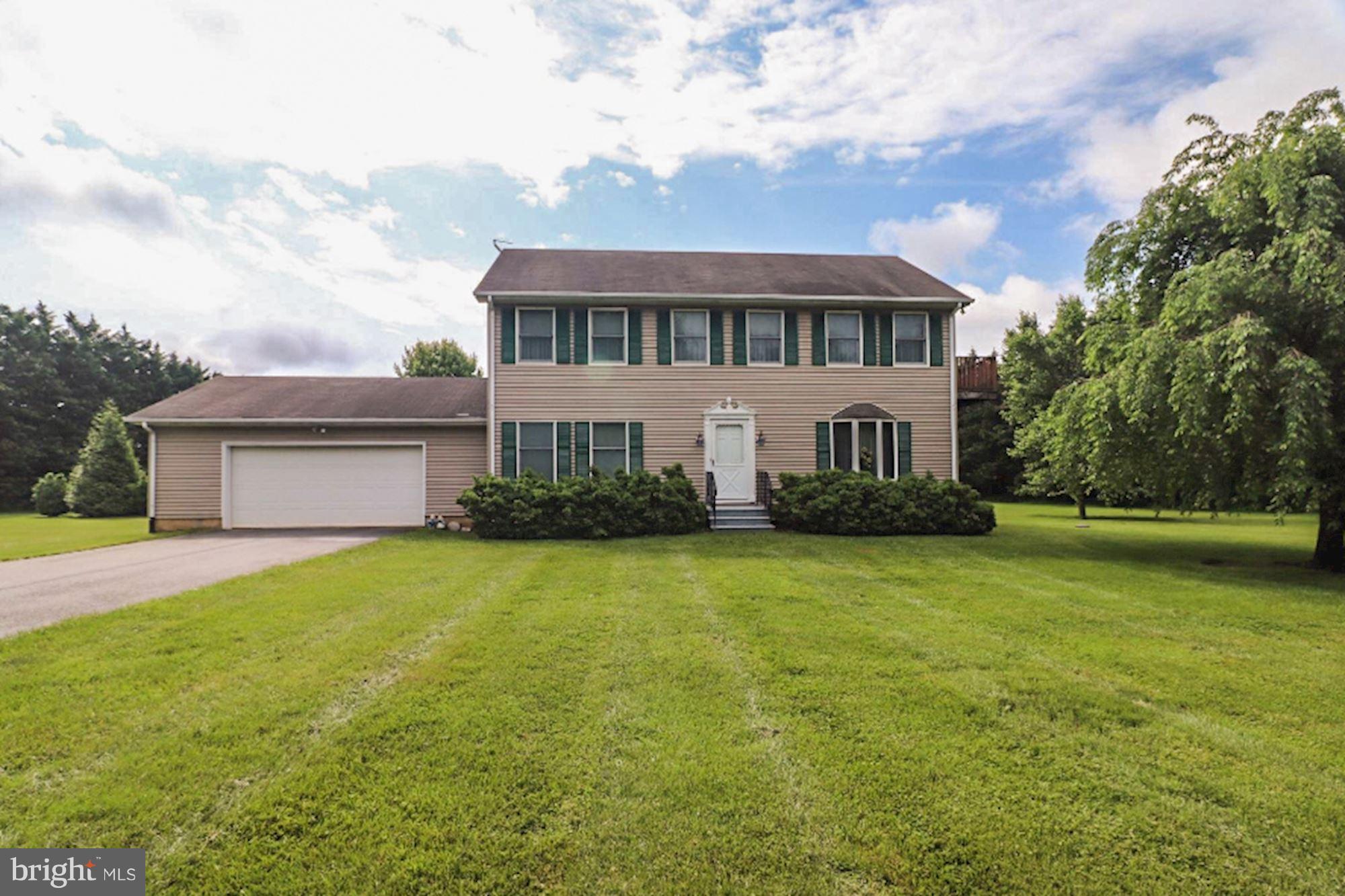 You ll love this beautiful, 2-story colonial in a small residential water access community. This 4 bedroom, 2.5 bathroom home with an oversized 2 car garage, fully finished basement, screened in porch, and Tankless Water Heater will give you 2300+ sqft of generous space to move about. Your family and loved ones will enjoy the spacious backyard situated on 1.4 acres. Only 5 minutes to Middletown