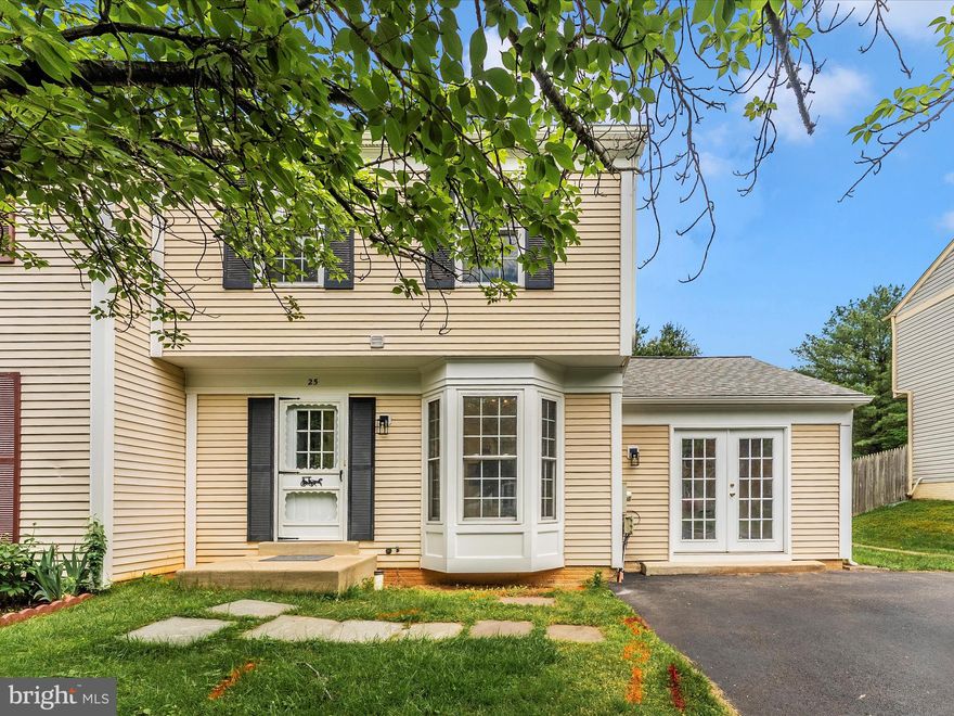 Move right into this newly renovated 3 bedroom attached home with a spacious fenced back yard and a private driveway that accommodates 4 cars. This special home features a kitchen that adjoins both a family room and living room area with woodburning fireplace.  Updates include quartz counter tops, luxury vinyl flooring, designer lights, freshly painted interior, brand new vanities, updated double hung windows, heat pump 2022, roof 2017,  and more. The lower level includes a rough-in bath.  The community amenities include an outdoor pool, a dog park, and tennis. This home will sell fast!