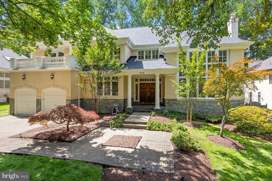 You won't want to miss touring this stunning property located in the sought-after community of Burning Tree Valley. You are instantly surrounded by gorgeous landscaping as you enter the two-story foyer with endless detailed finishes. The main level offers windows galore saturating the home with a ton of natural light. Hardwood flooring covers the majority of the main level that features a formal living room with cathedral ceilings and a fireplace, a dining room with access to the rear deck, a private office, mudroom with cubbies, a gourmet kitchen with large center island, overlooking the expansive family room with a second fireplace. From the main level, the beautiful curved staircase with views of the 2 story foyer and living room takes you to a large primary suite featuring a tray ceiling,  sitting room with access to a private covered rear balcony, 3rd fireplace, walk in closets, expansive full bathroom with a steam shower, soaking tub, and bidet. The upper level also offers 3 additional bedrooms, one with an en-suite full bathroom, and the other two with a jack and jill bathroom. The fully finished lower level has an open concept with a large rec room, sitting room with a 4th fireplace, bar, gym, optional 5th bedroom, large storage room, utility room, and 2 full bathrooms. The exterior offers a covered front porch, an expansive, full length rear deck, and a fully fenced in private back yard. On top of it all, this home also features a whole house generator! Updates include: New roof (2025), Entire main level and upstairs painted (2023), New hot water heater (2024), New carpet throughout upstairs (2025), Moen floor water leak detection system (2025), Replaced water service from property line to basement service valve (2025), New whole-home HALO water filtration system (2025), New windows in family room (2025).