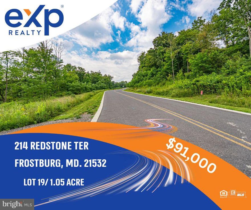 Welcome to Sand Spring Run Subdivision, Frostburg’s premier residential community surrounded by natural beauty and mountain charm. Lot 19 offers 1.05 acres of gently sloping land with breathtaking mountain views, providing the perfect canvas to build your dream home. Enjoy the peace of country living while staying close to everything you need—Frostburg State University, shopping, medical facilities, and easy access to Interstate 68 for convenient commuting. Experience the best of Western Maryland living in a thoughtfully designed neighborhood with protective covenants and restrictions to maintain the integrity and value of your investment. Call today to schedule a tour!