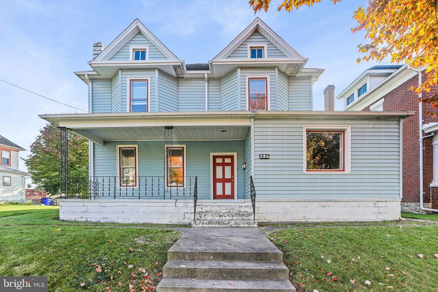 Great Investment Opportunity with over 2,340 sq feet of potential living space! This is your opportunity to Buy, Renovate and Flip! Or Keep it for a Rental...Or Live in it yourself enjoying all of the equity you created! So many options for your success. Detached 4 Bedroom, 2 Bath Home- with the potential for 5 or 6 Bedrooms if you desired! Large lot with TWO Separate Garages! Work has been started including electrical, drywall and One Bath fully renovated! Located One block from Historic Hagerstown City Park ! This Home is being Sold As-Is, Where-Is and a savvy buyer/investor is going to grab this up!!