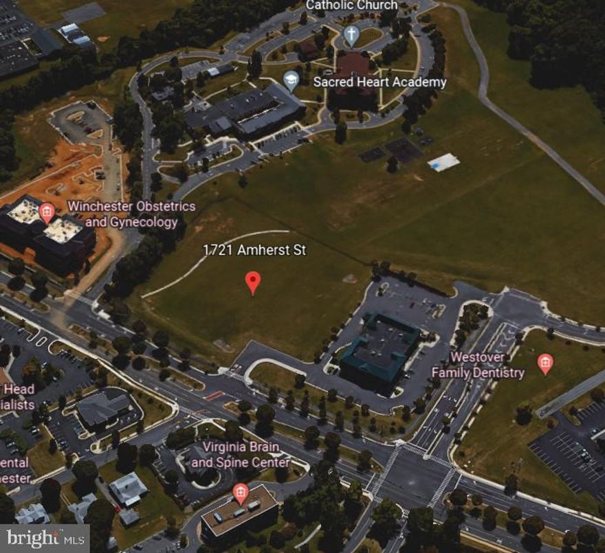 3.51 AC of premier commercial land.  Directly across the street from the main hospital campus on one of Winchester's main commercial corridors.  Ideal for banks, medical offices, retail or restaurants.