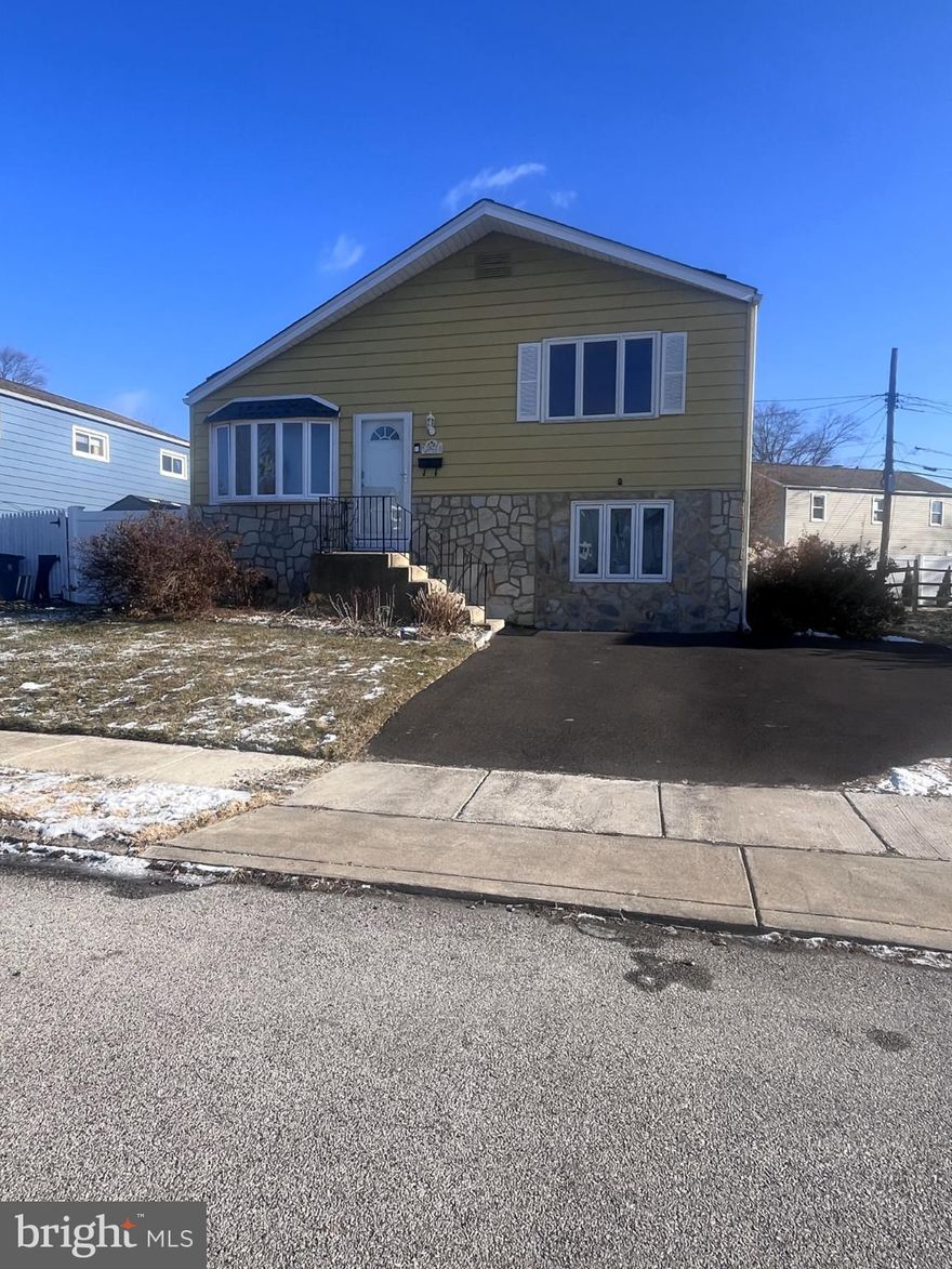 Welcome to 2827 Galloway Ave, a spacious and well-appointed rental home situated on a quiet street in Abington, offering both privacy and convenient access to shopping, dining, and public transportation.

The main level features a generously sized living room accented by hardwood floors and rustic ceiling beams, creating a refined yet welcoming atmosphere. The updated kitchen is thoughtfully designed with gray cabinetry, a glass tile backsplash, stainless steel appliances, and tile flooring, ideal for both everyday living and entertaining.

The upper level offers three comfortable bedrooms and a full hall bathroom. The lower level provides additional flexible living space, including a bonus living room with a fireplace, one bedroom, and a full bathroom—well suited for a home office, guest accommodations, or additional living area. The basement includes ample storage space along with a washer and dryer.

Exterior highlights include a large fenced-in backyard and driveway parking for two or more vehicles.

Landlord pays water and trash. Tenant is responsible for all other utilities. No pets will be considered. 

This residence offers generous space, quality finishes, and a desirable location—an excellent opportunity for those seeking an elevated rental experience.