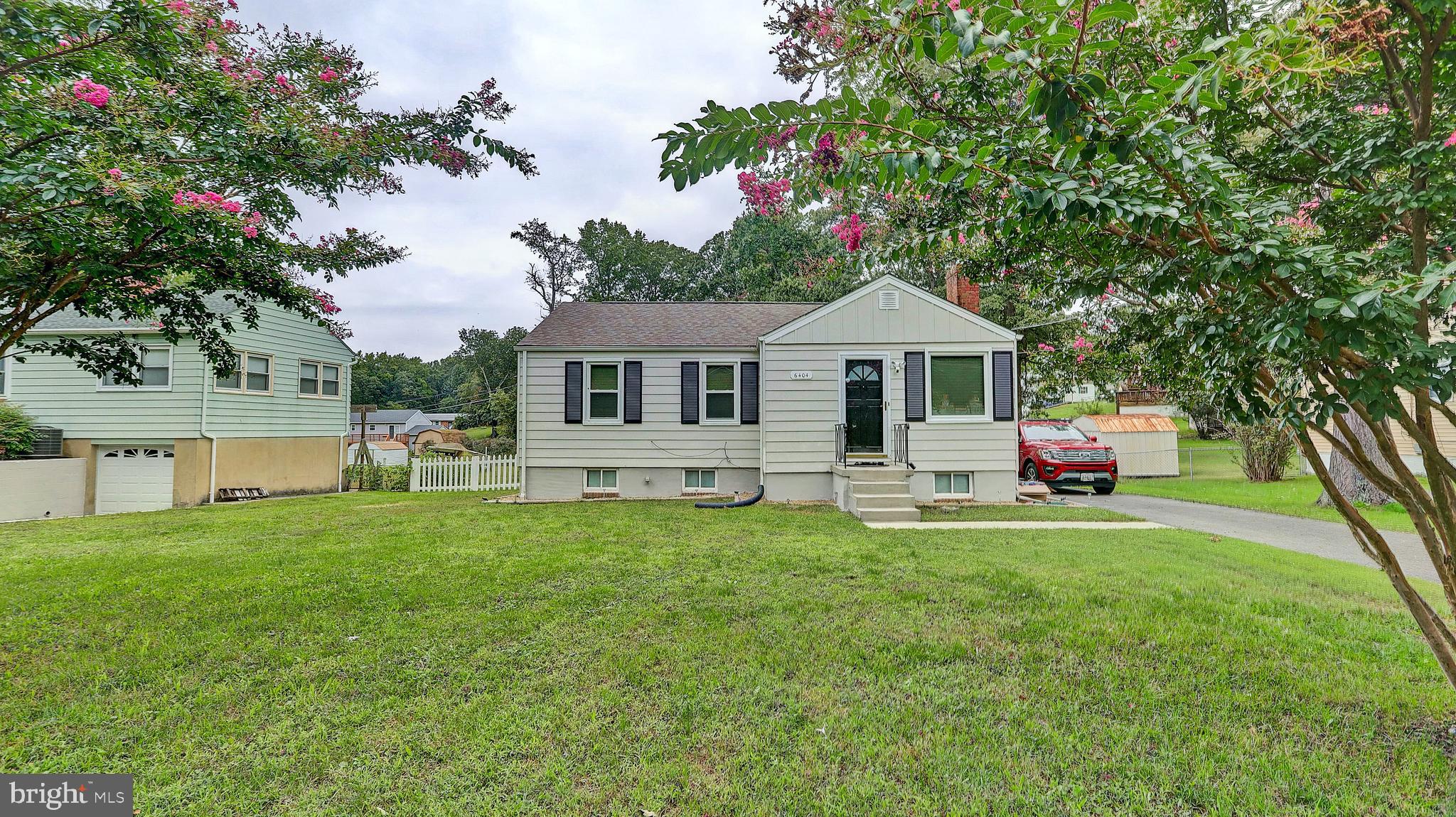 A Raised Ramber home, a great bright home with plenty of curb appeal and ready for a new homeowner The main level has 3 bedrooms, 1 full bath, a great finished basement with a full new bath, a separate laundry room with a storage area, 3 rooms/den and or office spaces. The home has been freshly painted, newer kitchen cabinets, newer glass tile backsplash and countertops, newer kitchen flooring and the roof it 3 years old. The home has a long asphalt driveway and a fenced level back yard with a good size shed and kids playground that does convey.
