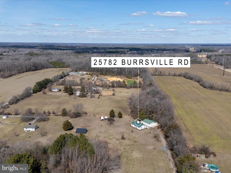 Situated on a 2 acre flag lot,  this property offers endless possibilities.  Upon entering you will be welcomed by the warm and inviting living space, featuring vinyl plank flooring. The kitchen/dining room combo offers plenty of space for entertaining. Access off the kitchen to a large back deck. Handicap accessible with ramp. 

Primary bedroom features its own bathroom, and large closet. Two additional bedrooms and full bathroom is located on the opposite side of the home.  Separate laundry room and additional closets for a good amount of storage. 

Outdoor features a large pole barn with ample space for additional parking, storage, office space, or for any hobby enthusiast. Owned solar panels have left the homeowners with very few electric bills over the years. Easy commute to Dover and within 5 mins of downtown Denton!

Schedule your showing today for your opportunity to own a little slice of country living!