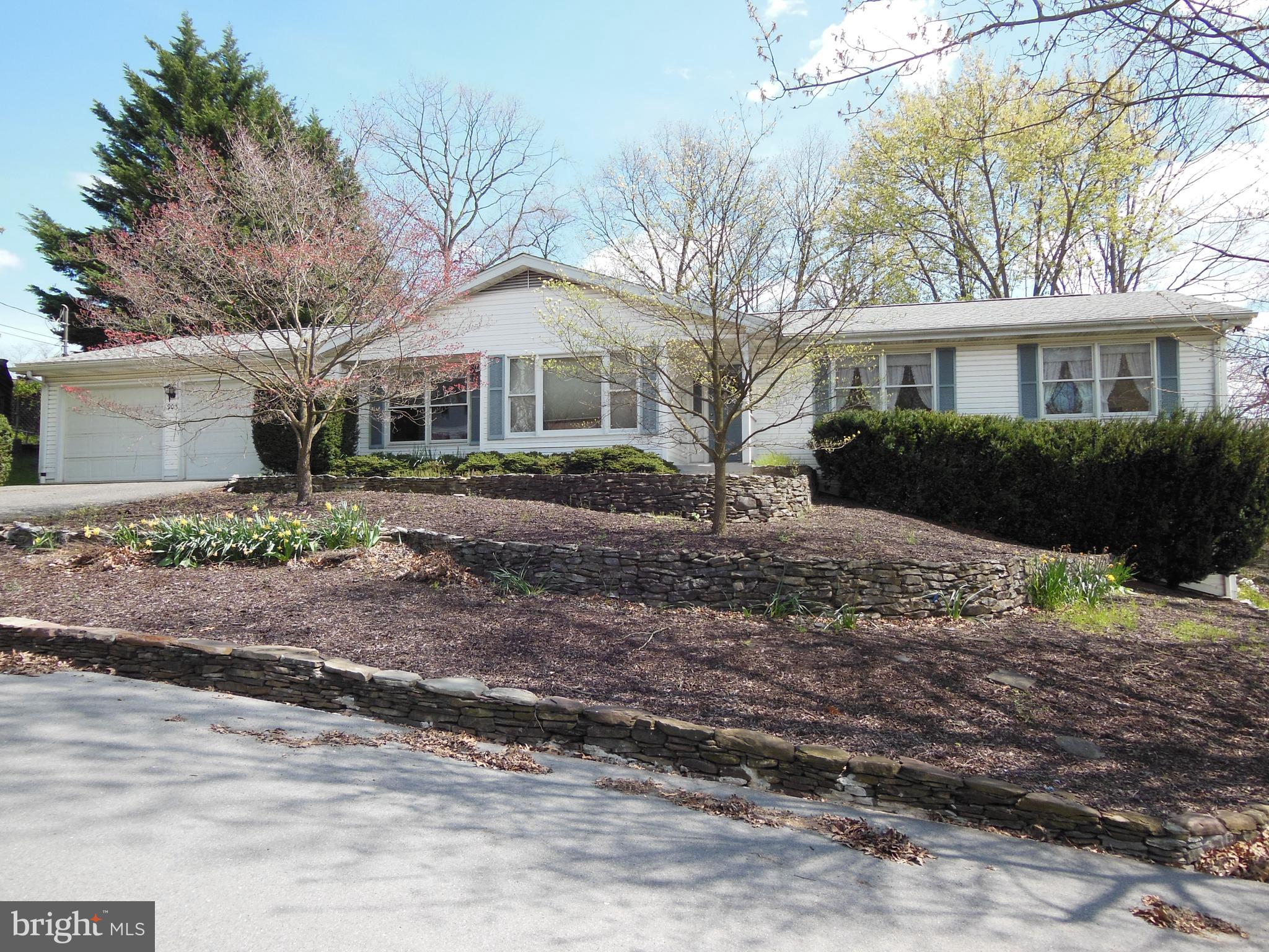 Cul de sac living less than 1 mile from I81 and WVU Hospital. This well maintained Ranch style home was custom built in 1993. This home features 3 bedrooms, 2 baths, 2 car garage with 1/2 bath and storage areas galore. Formal Living and Dining rooms. Kitchen with sunny breakfast area. Den has access to screened back porch and large private deck. Large area underneath home has oodles of space for additional storage if needed. .28 Acre parcel well out of flood zone. Partial board fencing on one side for easy connection to let your pets run. Roof is less than 5 years, water heater less that 4 years old. Sellers have declared this property to be sold in "AS IS" condition. Needs some TLC to freshen it up. Near by points of interest are War Memorial Park, Main Street Martinsburg, Caperton Train Station and Round House, Grocery stores and shopping. Be in Hagerstown MD in 15 minutes or Winchester VA in 20 minutes, Shepherdstown and Charles Town via Route 45.