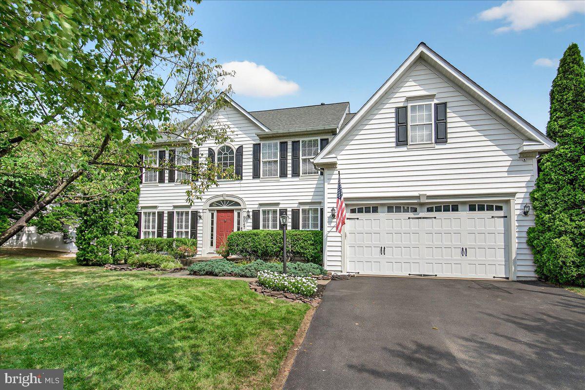 Welcome to 9047 Clendenin Way, an exceptional Colonial residence located in the desirable Villages of Urbana. This elegantly designed home offers over 5,100 square feet of refined living space and impressive outdoor amenities, ideal for those who appreciate both comfort and entertainment. Upon entering the two-story foyer, you are introduced to a curved staircase, beautiful hardwood flooring, and meticulously chosen designer finishes throughout. The main-level office is equipped with French doors and custom built-in bookcases, providing an optimal environment for remote work or private study. The open layout connects the foyer to expansive rooms featuring high ceilings and sophisticated design elements. The family room boasts oversized windows, a floor-to-ceiling stone fireplace, beamed tongue and groove ceiling, a secondary staircase, and abundant natural light. The renovated gourmet kitchen includes upgraded stainless steel appliances, granite countertops, a center island, pantry, ample cabinetry, and a breakfast nook with generous counter space. The formal dining and living rooms provide spacious yet inviting settings for gatherings. Additional features on the main level include a half bath, convenient laundry room, and access to the attached two-car garage. On the upper level, the primary suite features a sitting area, large walk-in closet with custom storage, and an updated bathroom complete with claw foot tub, double vanity sinks, and a walk-in glass shower. Three additional bedrooms, each with sizable closets, and a full bathroom complement this level. The walkout lower level offers an oversized great room with wet bar, dual-sided stone fireplace, full bathroom, theater room, and extensive storage options. Outdoor spaces comprise a screened porch with stone wall, custom wood ceilings, and television, as well as a deck suited for grilling and dining. The backyard features a stone patio, outdoor wet bar with TV, and extensive hardscaping, creating an excellent setting for entertaining. Residents enjoy access to community amenities, including tennis and basketball courts, fitness center, walking trails, elegant clubhouses, and two swimming pool complexes with water slides and a lazy river. Nearby attractions include the YMCA, Blue Ribbon public schools, and Urbana District Park. With convenient access to I-270, commuting is straightforward. This residence exemplifies luxury living in the Villages of Urbana.