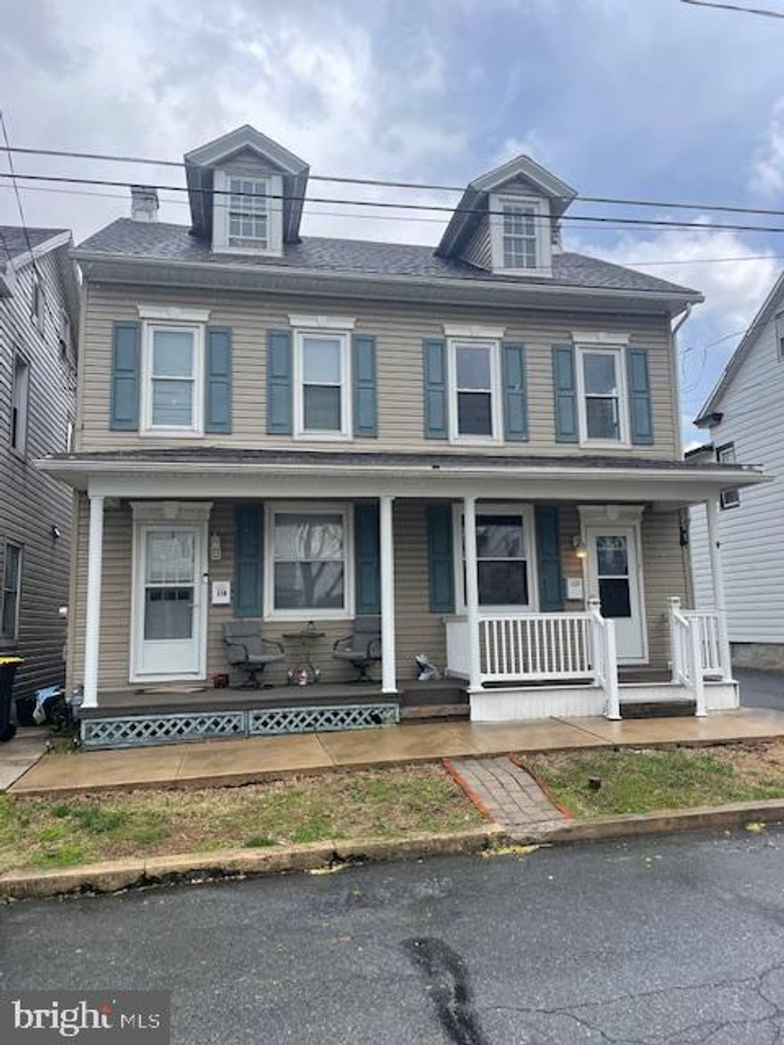 TWO homes, two deeds - one Sale.  Live in one, rent the other or Can be three rentals (if you want to rent the detached 3 car garage separately).  117 has the detached garage and is in need of some rehab, 119 is currently rented (will be vacated in May) and move in ready.  The windows have been replaced in 117.  Both have gas heat; 119 has a newer hot air furnace and 117 has an older gas boiler.  Both have main floor laundry.  117 needs a complete bath renovation. Exterior has nice siding.  Good investment opportunity.