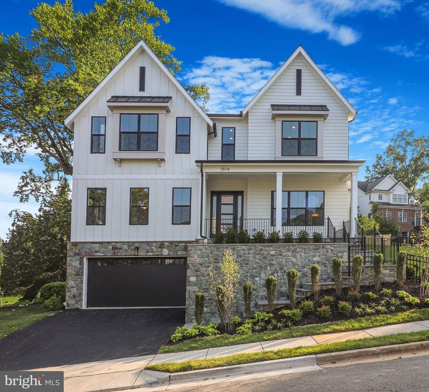 Arlington's premier builder, acclaimed BeaconCrest Homes is proud to present 3514 N Potomac Street, a stunning residence situated in one of North Arlington's most sought-after neighborhoods. This exquisite home spans over 5,500 square feet of meticulously designed space, blending uncompromising luxury with everyday comfort. The main level, highlighted by soaring 10-foot ceilings and ELEVATOR features an expansive, open-concept layout that effortlessly flows from one elegant space to the next. A versatile study or bonus room, a formal dining room, and a gourmet kitchen that seamlessly connects to the inviting family room, create the perfect setting for both relaxation and entertaining. The family room opens directly to a spacious covered deck, ideal for enjoying the best of indoor/outdoor living. A chef’s dream, the scullery kitchen offers a beautifully functional transition between the formal dining area and the main kitchen, ensuring ease and convenience for both daily living and hosting guests.

The second level is designed with family living in mind, featuring a versatile private loft area perfect for a home office or a cozy sitting space for the family to gather. The owner's suite is a true retreat, offering an elevated tray ceiling, expansive walk-in closets, and a spa-inspired bathroom that provides a serene escape. Three generously sized secondary bedrooms, each with walk-in closets, ensure ample space for everyone. A convenient laundry room completes the floor, combining functionality with comfort.

The lower level is an entertainer's dream, featuring a spacious recreational room with a wet bar—ideal for hosting gatherings or relaxing with family. A private bedroom with bath offers comfort and convenience, while a dedicated home gym provides the perfect space to stay active. A french door in the recreational room opens to the side yard, extending your living space outdoors. 

Do not miss this opportunity!!