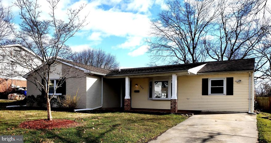 Stunning home. Large rancher w/ magnificent open floor plan features 4 bedrooms & 2 full baths. Sunroom with large windows. Gourmet kitchen boasts all the bells & whistles. Granite counters, stainless steel appliances & gorgeous white cabinets. Spacious deck overlooking beautiful landscaped yard, which is fenced in. New shed in backyard.