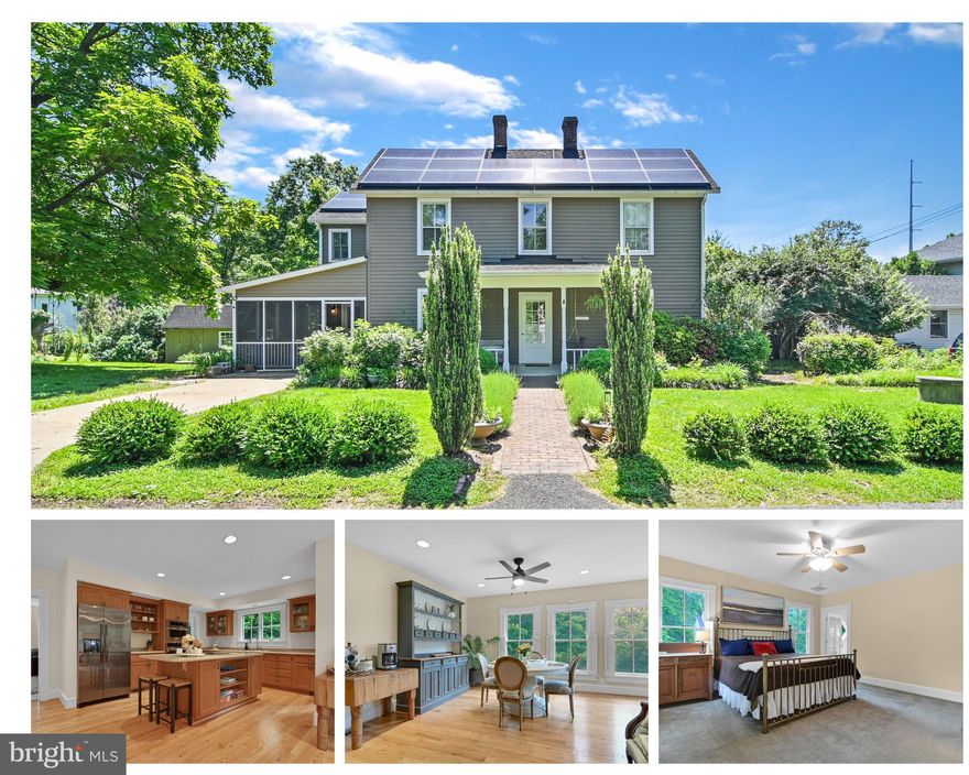 This one of a kind home built in in 1904 in the original Burke neighborhood and pictured in "Living in Burke" book. It is full of old Burke charm, all while being surprisingly large and comfortable to live in. This house boasts 4 bedrooms, 3 full baths and a large kitchen. Beautiful hardwood floors throughout the house, updated kitchen with granite counters and stainless steel appliance.
The living room has a wood burning stove and charming old hardwood flooring.  The kitchen has been expanded to include a huge kitchen island, stainless steel appliances and a large laundry room. The living/dining area is sure to be the hub of action in the home. There is a 4th bedroom on the main level and a full bathroom. There is a lovely screened in porch as well as a beautiful patio in the back.  
Upstairs you will find 3 large bedrooms, all with wood flooring. The primary bedroom has a large walk in closet and a full bath. House has Tesla solar panels that will convey with the house saving you on your monthly electric bills. The house sits on a fabulous .33 acre lot. The lot next door is also for sale and is .33 acres. See listing for the lot next store if you would like to have the additional space.