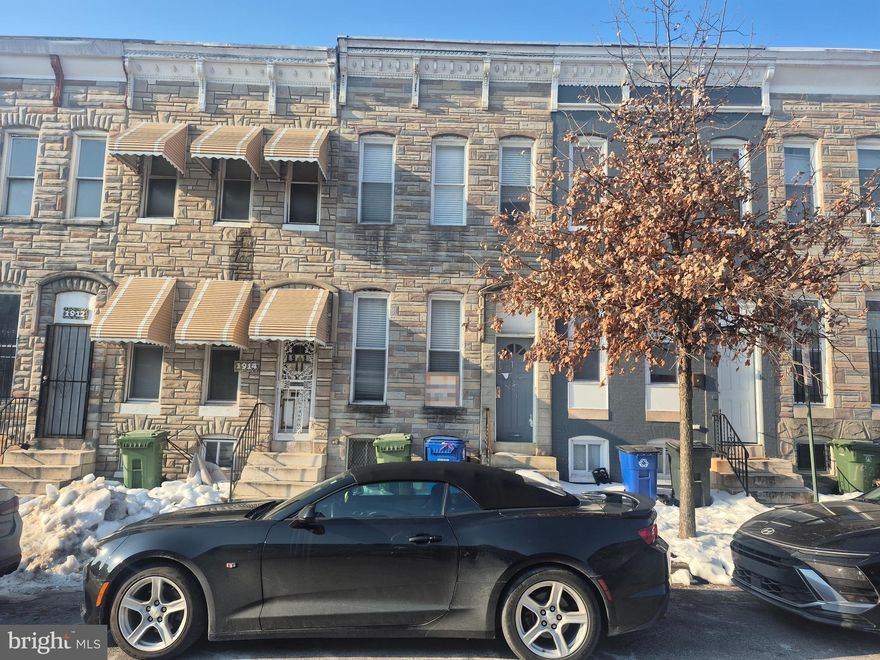 ONLINE AUCTION: Bidding begins 3/2/2026 @ 10:00 AM. Bidding ends 3/4/2026 @ 11:20 AM. List Price is Suggested Opening Bid. Deposit: $5,000

2 Story Townhouse located in the Upton Area.
Blocks to Lafayette Square Park. Minutes to UMMC Midtown, Druid Hill Park, and Baltimore Symphony Orchestra. Easy Access to Major Traffic Arteries, MD Route I (W North Ave) & 83, Pennsylvania Ave.