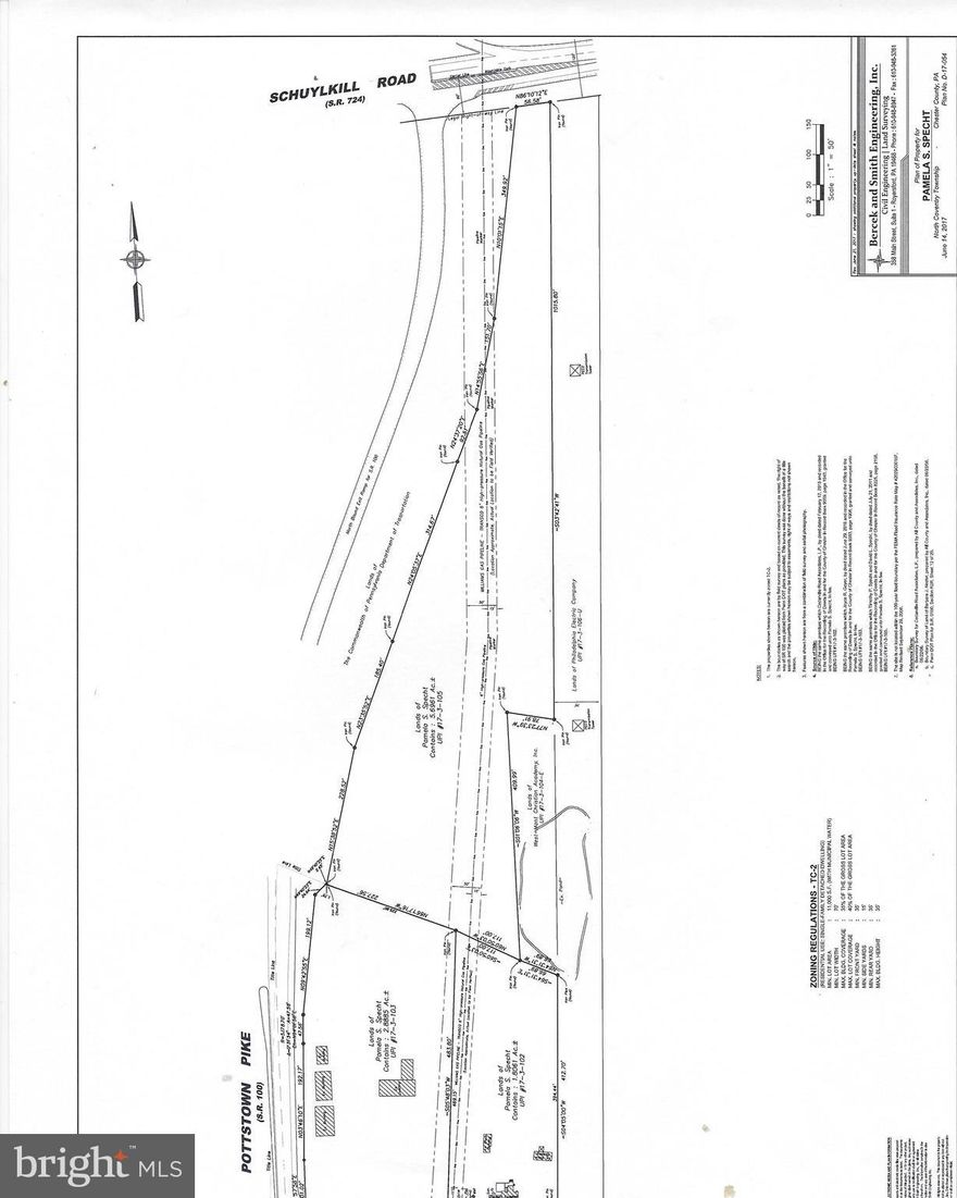 There are 3 parcels included in this property.  17-03-0103,  17-03-0102, 17-03-0105.  Zoned Town center. Township will consider a change to C1 or C2 if requested by Buyer.  Corner location, but can only be accessed  via E. Cedarville Rd. Total of all three parcels is approx. 10acres of which   5 Acres fairly level.  Property is 1500 ft. S of intersection of Rt. 422 and Rt. 100.Seller will consider selling corner parcel separately.The three buildings on the property have no value, they are completely gutted.  Total taxes for all three parcels are$22597.00