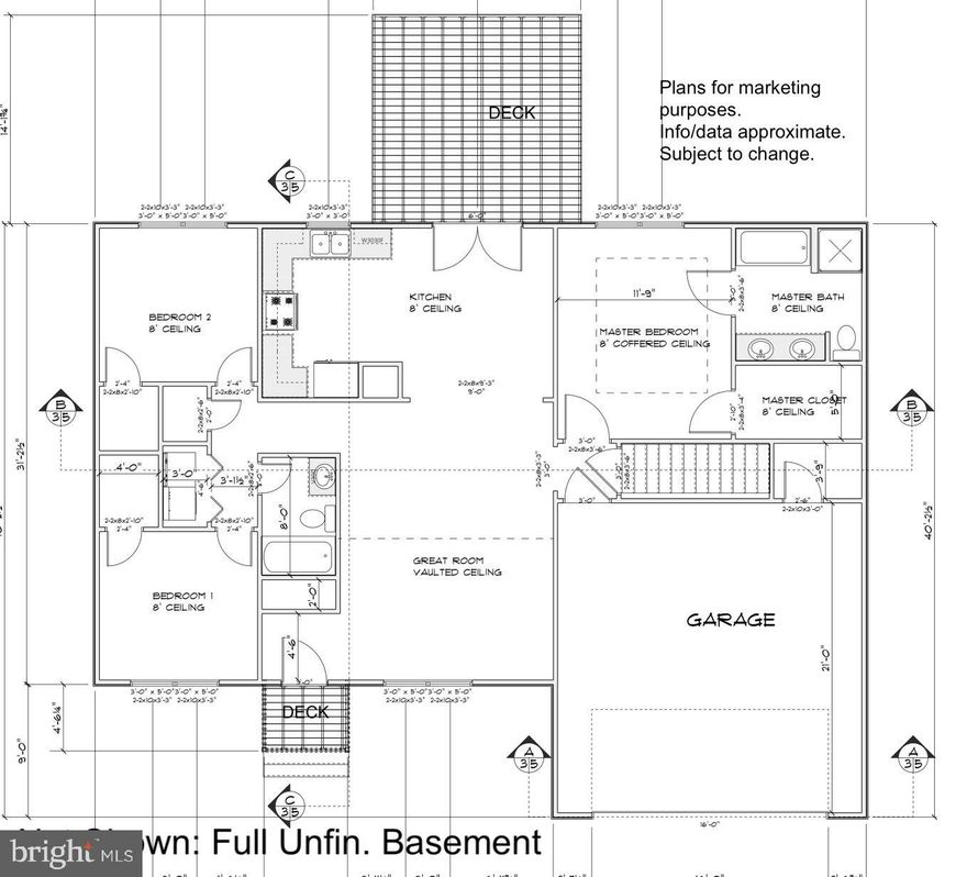 Construction has begun! Come build your home with Vaught Homes by picking out your own finishes with builder allowances including granite counter tops, soft-close cabinets, stainless steel appliances, and flooring.  Nice flat lot in excellent commuter location.  This incredible floor plan has a 2-car garage and full walk-out basement, setting it apart from other smaller ranch style homes on the market.  The heart of the home features a vaulted ceiling in the Great Room, flowing seamlessly into a gourmet kitchen equipped with a large island & french doors leading to a large rear deck to nice yard and woods with mature trees.  Full covered front porch and garage add to the convenience of entry-level living with 3 spacious bedrooms and 2 full baths. The primary suite serves as a true retreat, separated in its own section of the home, complete with walk-in closet and a private luxury bathroom.  The full, unfinished walk-out basement mirrors the main level’s footprint (1,379 sq. ft.), offering massive potential for future bedrooms, a recreation room, or a home gym.  Located in the Mountain View section of Shenandoah Farms, you’ll have access to fantastic amenities including access to several different lakes and the Shenandoah River - including Treasure Island (an actual private island), a pier/dock at several lakes, picnic areas, and common grounds. Commuting is a breeze with easy access to I-66 and Rt. 55.  Adjacent lot is also for sale, with a combined total of over 1.2 acres! Agent/Owner. Optional FP. Photos are of a similar home previously built.
