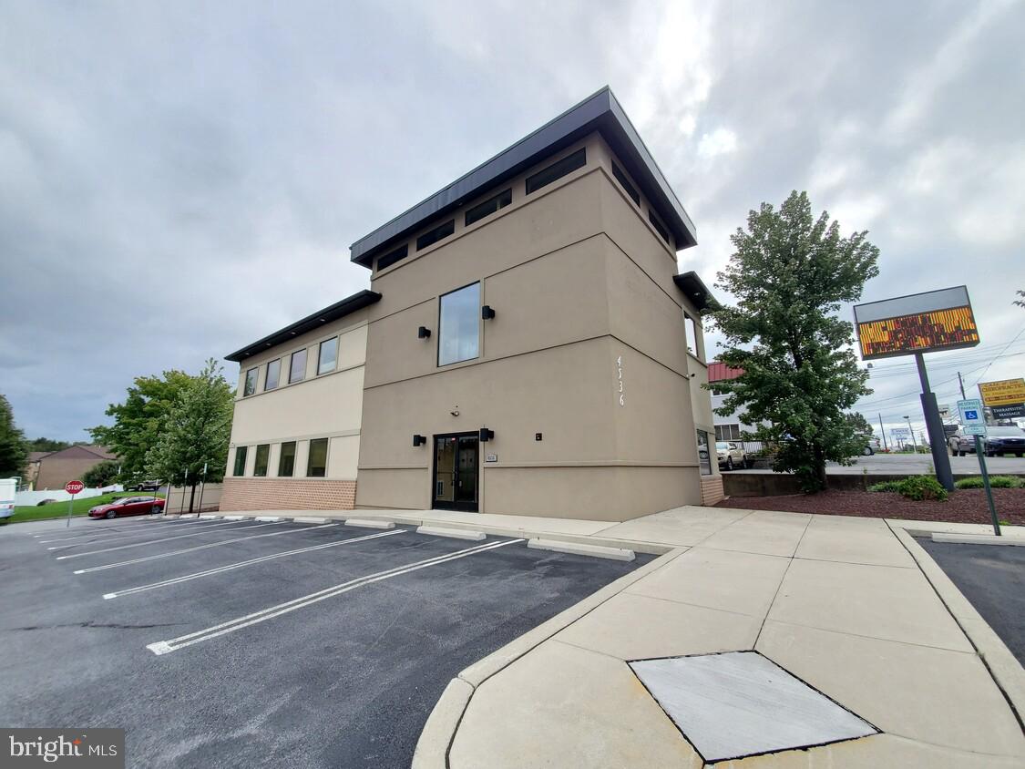 Freestanding Class A office building available for immediate sale. This unique two-story +/-4,560 SF building was built in 2015 and is ready to be occupied with very little capital investment for the potential user.
The first floor of the building comprises an open floor plan that expresses the elegant features of the hardwood floors throughout. The first floor also has two (2) ADA restrooms plus a spa room with full showers and baths. The second floor of the building has eight private offices with windows, one ADA restroom, and a storage room.
The building features elevator access to the second floor, ample parking for 28 vehicles, and the convenience of being right on Hamilton Boulevard (Route 222 North and South ), just minutes from Rt. 309, I-78, and 22.
Call now for details. This is a must-see location!!! Schedule a tour today!