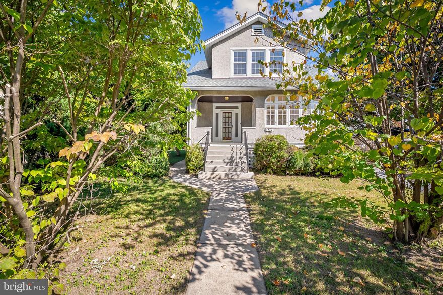 Welcome to 3504 Parkside Drive, situated just steps from Herring Run Park in Arcadia, a craftsman style home in an ultra-convenient neighborhood, just moments from the shops, restaurants and cultural offerings of the Hamilton Main Street corridor.  With quick access to the center of Baltimore City, it makes perfect sense.***As you approach, you realize it has a nod to everything you would want when searching for a home with Baltimore historic charm, from the covered front porch to the southwest facing sunroom.  As you enter, the original hardwood floors, stained glass windows, columns, trim, hardware & pocket doors immediately grab your attention.***The 1st floor welcomes you to a foyer with an abundance of natural light.  The home has a traditional floor plan, but with the large rooms, tall ceilings, and numerous windows, it feels open.  The sunroom has ample room for chairs and a cafe table to enjoy a relaxing morning, and still have room for plants.  The sizable living room has wall space for furniture, and with an attached bonus room, there’s an ideal area for a library or sitting room.  With a separate dining room, you have options!  The updated galley kitchen is complete with a breakfast nook, plenty of counter-top space, & quick access to the outdoor patio.  A full bath finishes off the level.***Upstairs you will find 3 sizable bedrooms with plenty of closet space, sun streaming through the numerous windows, and of course, hardwood floors throughout, and the home is complete with all-essential Central A/C!***Downstairs on the lower level, you will find a fully finished basement with a laundry area, a half bath, a conveniently located side entrance, and the utilities.  Outside you will find a private patio surrounded by mature landscaping, plus a perfect location for a garden, with plenty of room to spare.  The 1-car garage will make for an ideal workshop.  Enjoy!