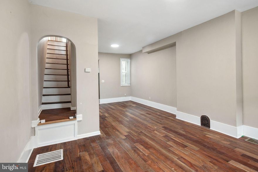 Nicely renovated 3-bedroom 1-bath row home! A perfect starter home. Move-in ready. This home qualifies for a fantastic first-time Buyer program. Inquire with the listing agent for more details! Owner is a licensed Realtor