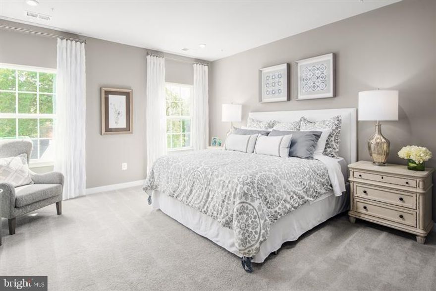 TO-BE-BUILT  SCHUBERT!
The Schubert, at the largest of the Composer II series homes, offers the space and customizing details of single-family living with the convenience of a townhome.  Enter on the lower level in the foyer or the 2-car front garage. A spacious finished rec room is located at the rear of the home with a walk out door that leads to the backyard.  On the main living level, you’re greeted by an enormous and airy kitchen with a huge island perfect for entertaining. The dining room provides space for a more formal meal while the great room is perfect for movie night evenings at home.  Up a flight of stairs designed to be elegant and functional, the upper level boasts three bedrooms, two baths, and a full sized 2nd floor laundry with extra shelf space and an optional laundry tub. No need to worry about storage space – generous closets abound in both bedrooms. The Owner’s Bedroom is a private retreat accented with an optional tray ceiling and featuring an enormous walk-in closet. The Owner’s Bath boasts a soaking tub and separate shower with seat and a dual vanity for the ultimate in convenience.   Explore Westside! 2-car garage townhomes with backyards.  only 1 mile to I-95, ICC, commercial retail and dining.  Please note: Lot premiums may apply. Other floorplans and homesites may be available. Photos are representative.   Closing Assistance Available with Use of Sellers Preferred Mortgage

Model is located at 14801 Willow Run Lane, Laurel, Maryland 20707