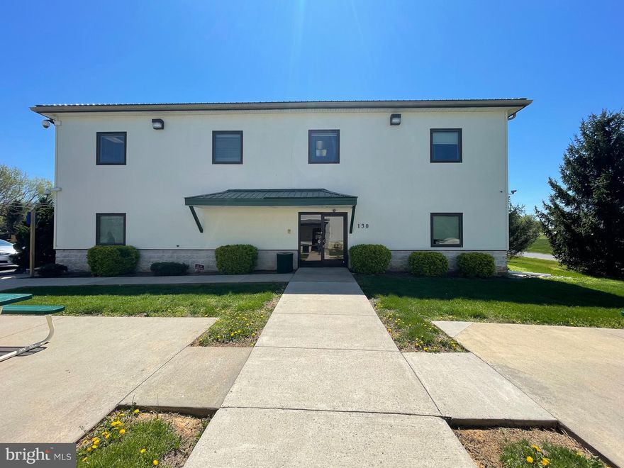 6,000 SF space available for commercial lease! Great visibility from busy Route 9. Perfectly placed in-between Berkeley and Jefferson Counties. There are lots of possibilities for this space! Small, shared courtyard area in front of the entrance that would be perfect for lunch or small meetings outside. Previously built out for medical professional offices with main level entry. Space above is leased by WVU Health. Cubicles in the space can convey if new tenant would like them to stay.  This space provides a reception area, 4 bigger rooms that can be used for conference rooms, 12 smaller rooms, full kitchen, and men/women's bathroom with 2 stalls in each. Landlord is willing to negotiate to lease smaller space depending on lease terms.