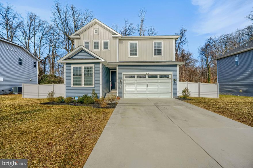 Welcome to your forever home!  This home was built from the ground up in the summer of 2023, and the owner has since maximized every inch of space by adding a finished basement with an additional bedroom and private bathroom, as well as additional living space and storage.   The first floor features a flex room, large enough for a bedroom or a perfect office space.   You will love the massive chief's kitchen with an open concept and a convenient first-floor powder room.  Upstairs, you will find an additional flex/loft space for whatever your family needs, two more large bedrooms, a full bathroom with a dual vanity, and a laundry room.  Enjoy your massive sun-filled primary suite with a gorgeous, attached bathroom featuring dual vanities and an oversized walk-in closet.  Parking? No problem, this home is equipped with at two car garage and room for two additional cars in the driveway.  Icing on the cake, your newly fenced-in backyard just in time for spring and summer barbeques with the people you love!  Every aspect of this home is just 2.5 years old or newer, so you can move in without any worry.  Don’t miss this absolutely stacked home!