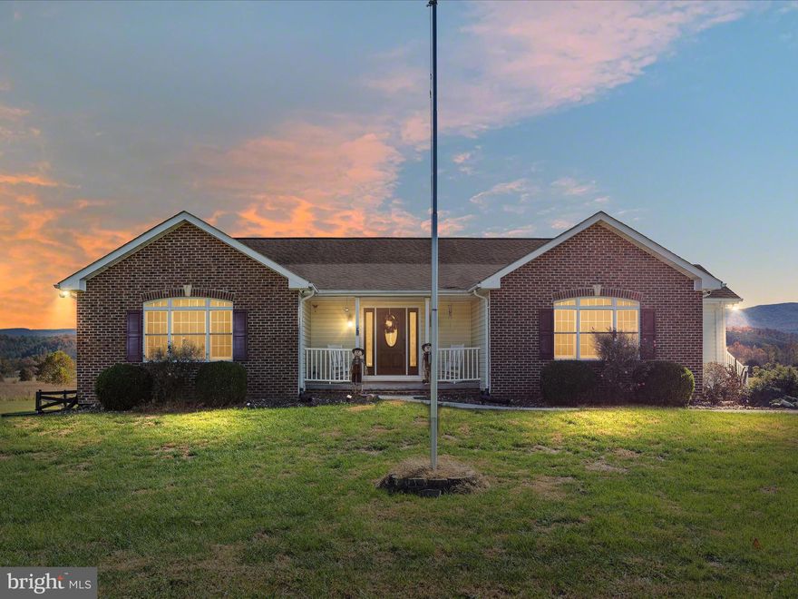 ✨ Tour this gorgeous 3BD/2BA rancher offering over 4,000 sq. ft. of finished living space on 4 level acres with sweeping mountain views! Inside, you’ll find a bright, open layout with gleaming hardwood floors, a formal dining room, and a spacious kitchen with built-in stainless steel appliances.

The main level includes two large bedrooms, highlighted by a primary suite with a jacuzzi tub, walk-in shower, and generous closet space. Downstairs, the fully finished basement adds even more versatility with a third bedroom, bonus den or guest room, office or gym, plus tons of storage.

Step outside to enjoy the expansive back porch, hot tub overlooking the mountains, workshop, run-in shed, storage shed, and a fenced play area.

📍 Just 5 minutes from downtown Wardensville’s shops, restaurants, and Cacapon River access. Only 30 minutes to Winchester and under 2 hours to Washington, DC!

🎥 Don’t miss the 3D tour—call today to schedule your private showing!