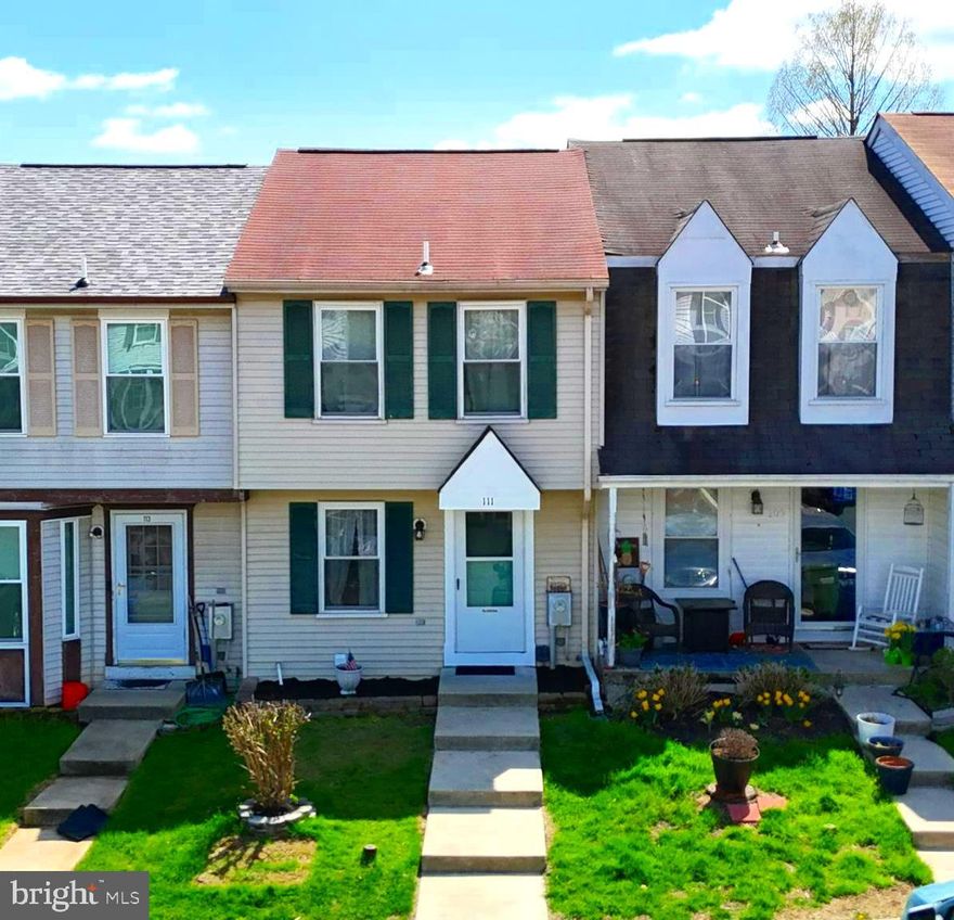 Welcome to 111 Laurel Valley Ct, a beautifully maintained townhome nestled on a quiet court in the heart of Abingdon, Maryland. This move-in ready home offers 3 spacious bedrooms, 1.5 baths, and a finished basement that adds extra living space for relaxing, entertaining, or working from home. The main level features a bright and open living room with updated flooring and neutral tones, leading into a large eat-in kitchen with ample cabinet space and sliding glass doors that open to a private deck—perfect for summer barbecues or quiet evenings outdoors.

Upstairs, you'll find three generously sized bedrooms and a full bath, offering plenty of room for family or guests. The fully finished lower level includes a cozy family room, a convenient half bath, and walk-out access to a fully fenced backyard—ideal for pets, play, or gardening. This home is located in the sought-after Patterson Mill School District, making it a great choice for families looking for top-rated schools.

With easy access to I-95, nearby shopping, dining, and parks, this home combines location, value, and comfort. Don’t miss your chance to own this gem in one of Abingdon’s most desirable communities—schedule your private tour today!