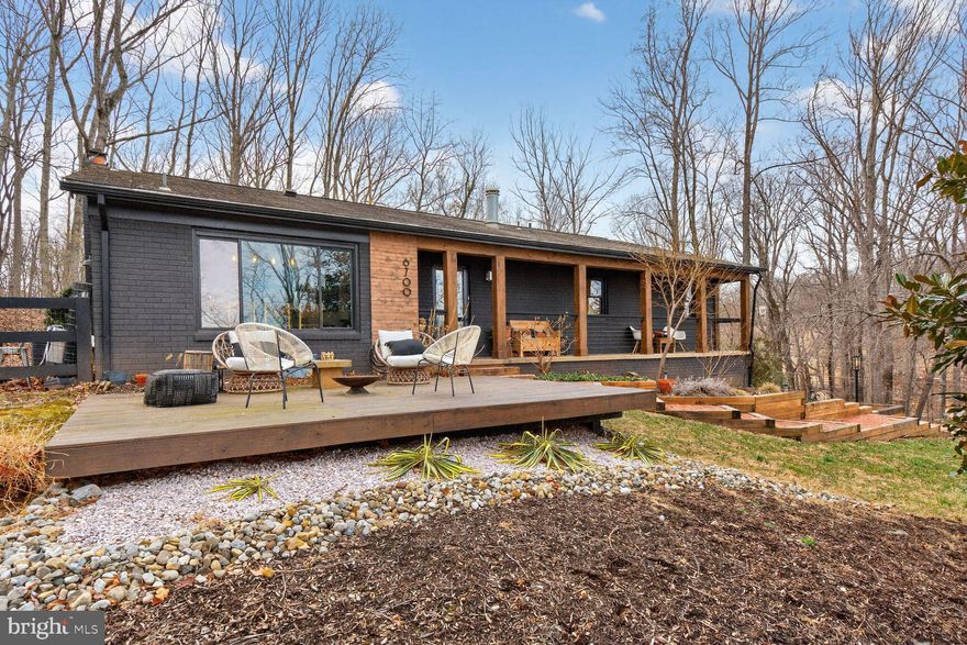 Perfectly positioned on the DC side of Warrenton, this beautifully updated home sits quietly atop a hill, capturing sweeping views of a neighboring horse farm and unforgettable sunrises. Designed with both everyday living and entertaining in mind the home offers traditional elements as well as an open, light-filled layout with generously sized bedrooms that provide flexibility for guests, home office space, or multigenerational living. Each bedroom is bathed in natural ight and features ample closet space. The kitchen and  living areas are flooded with sunshine from oversized windows, creating an airy indoor-outdoor connection. A striking bay window anchors the living room, adding architectural charm while framing peaceful views and filling the space with warmth throughout the day. Hardwood  and tile floors run throughout, enhancing the home's clean, modern aesthetic. The kitchen recently underwent a full renovation to include quartz countertops, stainless appliances and streamlined cabinetry complemented by matte black hardware for a crisp sophisticated finish.  Multiple gathering areas provide versatility-ideal for both intimate evenings and larger gatherings. Outdoor living is equally impressive. Enjoy morning coffee from the elevated front deck with eastern sunrise views, then unwind in the western facing backyard with painted sunset skies. The finished lower level offers additional lounge space with room to create the ultimate entertainment area or favorite retreat. Distinctive mid-century modern exterior elements add strong curb appeal, while thoughtful upgrades throughout blend style with functionality. Convenient to commuter routes yet offering  privacy, elevation and scenic surroundings, this is a rare opportunity to own a truly unique home in one of Warrentons most desirable locations.