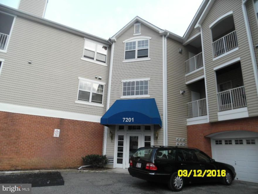 HUD Owned Home, case number 241-776538.  HUD Homes are sold "as is,"  FHA insurable with repair escrow, subject to appraisal.  Fantastic opportunity to own this value priced condo! Enjoy spacious room sizes and wood floors. Gas fireplace in livingroom, balcony for warm weather relaxation and parking garage.  Convenient location close to shopping and dining and just a short drive to downtown Balt.