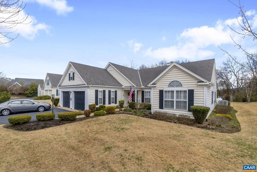 OPEN SUNDAY MARCH 10, 1 TO 4PM. ONE LEVEL LIVING IN PERFECT CENTRAL LOCATION!  Beautiful home just minutes to downtown, UVA, shopping, restaurants and everything!  Spacious  gourmet kitchen with stainless steel appliances, granite countertops and ceramic tile floors. Vaulted ceilings, skylights; Beautiful brazilian cherry flooring throughout main living area; family room with fireplace; spacious master suite with walk-in closet, ensuite bath with new walk-in shower, double vanities and ceramic tile; 2 additional bedrooms and renovated full bath. Levlor blinds throughout the home. Pull down attic above garage for storage.  Relax on the screened porch overlooking private level backyard.,Granite Counter,Oak Cabinets,Fireplace in Family Room