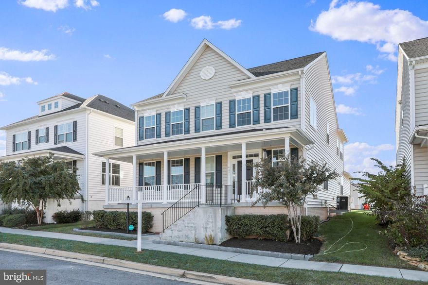 Looking to move to Charles Town and centrally located, beautiful Huntfield? Here is your chance: a 5 bed home with attached garage doesn't come around often in this neighborhood! Over 4400 finished square feet! This sparkling clean, freshly painted home is offered for resale for the very first time and has been lovingly cared for by its sole owners (smoke free & pet free!). Gourmet kitchen with massive granite island and gas cooktop. Beautiful hardwood floors on the main level. High speed internet available through Xfinity, so you can work from home in the main level office! Upstairs, you'll find 4 beds and 2 baths, including an expansive primary bedroom (18 x 26, with tray ceiling and two walk-in closets)! The fully finished basement includes a large rec room, bedroom, and full bath, plus storage room. You'll love the large front porch, perfect for a swing and a few rocking chairs. The back yard has a great deck for entertaining and raised beds for gardening or flowers. No shortage of parking, with two-car attached garage, plus rear parking pad and street parking. Best of both worlds: cost-effective electric HVAC but has gas cooktop! Neighborhood amenities include wide sidewalks, two playgrounds, tennis court, and open spaces. Location is conveniently close to downtown Charles Town and 340 for easy commuting to Martinsburg, Frederick, Leesburg, and beyond.