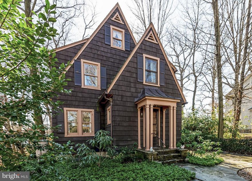 Coveted "Gingerbread House" of Belvedere Square lovingly maintained by same owners for over 50 years. Updates include: 1st-fl Fam Rm addition w/Green Roof, New Oil Furnace & Gas H2O Heater, New MA BA. Original details abound--wood floors, foyer, formal DR, wood-burning FP in LR. Multi-car driveway, det gar. Garden, deck & yard. One-way, tree-lined street near Senator Theater & Belvedere Sq.