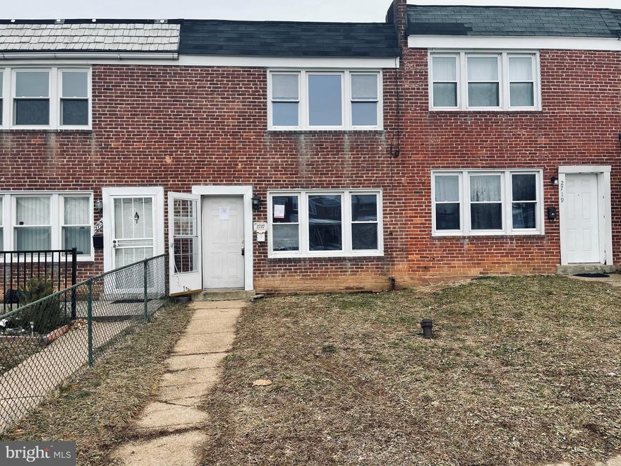 Come and see this wonderful opportunity to own or invest in this solid brick home. Home features an open floor plan with spacious rooms and wood floors. The eat-in kitchen features ample windows to provide natural light and a large rear yard. Easy access to schools, restaurants and major commuter routes.