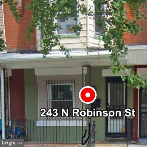 243 N ROBINSON STREET PHILADELPHIA PA 19139