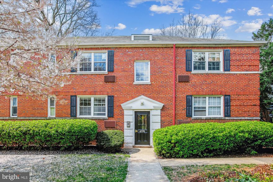 Spacious Bright & Open Top/Second Floor Living with Foyer Entry, Remodeled Throughout! White Kitchen Cabinets, Granite Counters, Stainless Appliances, Gas Cooking. White Designer Tiled Bathroom, Step-in Shower, Full Glass Shower Doors, Light Grey Vanity. Large Bedroom, Gleaming Hardwoods, Plenty of Closet Space, Popcorn Ceiling Removed, Replacement Windows. Rare Updated Electric Box ($5K) allows for In-unit Stacked Washer and Dryer. Low Monthly Utilities Average $41. Condo Fee  includes Water & Heat. Pet Friendly Building; 1 Cat, 1 Dog no more than 50 Pounds. (Bike Storage, Community Laundry and a Private Storage Unit is available for $150 year in Building  4360 across the Courtyard.) Amenities; Treed Courtyards, Club House,  Fitness Center, Garden Plots. General Common Space Parking; 2 Permanent Passes/2 Visitor Passes. Ideally Located Mins to Route 50 & I66, only Four Blocks to Harris Teeter, BALLSTON METRO STATION ONE MILE!