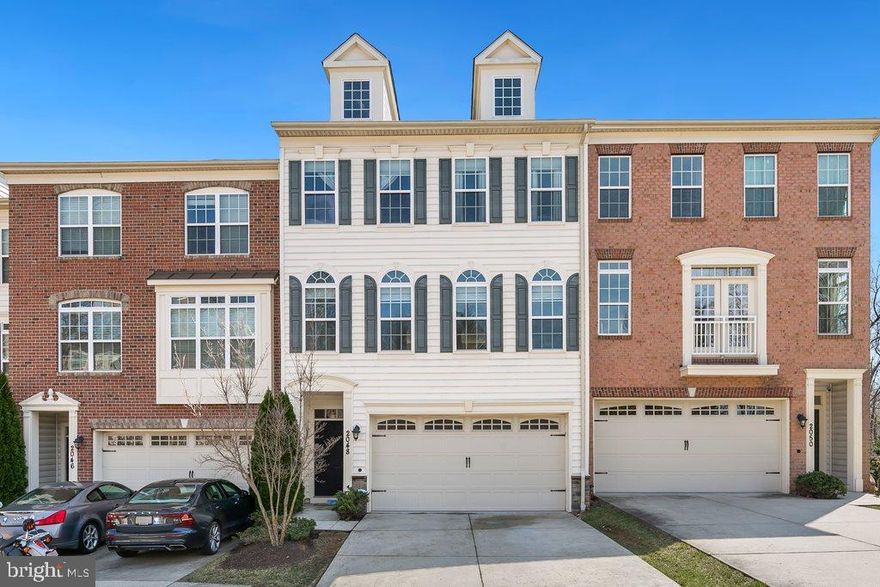 Welcome to 2048 Deertree Ln, a beautifully designed 4-level interior row townhome in the heart of Rockville, MD. This stunning home offers a perfect blend of modern elegance and functional living space. On the entry level walking in from the garage you arrive to the comfortable foyer, this level also offers are large flex space, that could be used as office, rec room or guest accommodation areas as it is completely with a full bath and an oversized deck.  The first upper level features gleaming wood floors throughout the spacious living and dining areas. The gourmet kitchen is a chef's dream, complete with granite countertops, stainless steel appliances, a gas cooktop, and a double wall oven. A convenient half bath and a second deck completes this level.

On the upper level, you'll find a luxurious primary suite with a large walk-in closet and an en-suite bath, featuring a soaking tub and separate shower. Two additional well-sized bedrooms, a hall bathroom, and a laundry area provide comfort and convenience. The lower level is perfect for entertaining, offering a spacious family room with a walk-out deck, a full bath, and direct access to the two-car garage.

For even more potential, the unfinished walk-out basement is ready for your personal touch—whether it's a home office, gym, or additional living space.

Don't miss this incredible opportunity to own a stylish and spacious townhome in an excellent Rockville location!