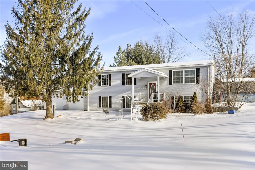 Welcome to 1925 Cut Off Rd in Keyser, WV. This split-foyer home is located outside of city limits on +/- 0.40 acres with a fenced in back yard. The upper level includes three bedrooms, one full bathroom, large living room and an open kitchen/dining concept. The lower level provides an additional bed/storage room, full bathroom, and extra living space suitable for a variety of uses. Outdoor features include a personal above-ground pool with surrounding deck as well as a hot tub, creating a great space for relaxation or entertaining. The two-car garage offers ample parking or use for additional storage. Come check it out before it's too late!