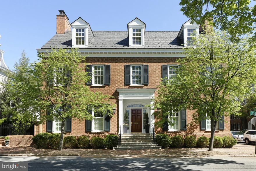 Richly appointed center-hall colonial offers elegant rooms with high ceilings, quarter sewn hardwood floors, 6 stunning fireplaces, and gorgeous staircase.  A beautiful living room and dining room provides entertaining space plus the wood paneled library, large family room just steps from the gourmet kitchen.  5 bedrooms including a luxurious master suite including his/hers baths. 2 car garage.