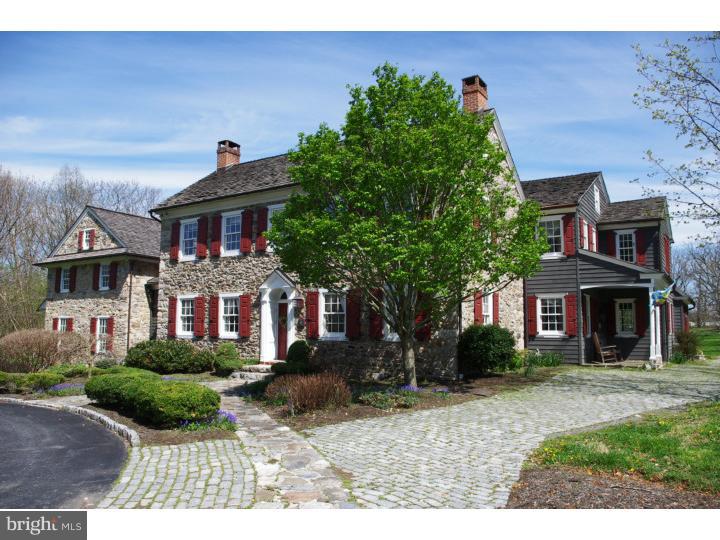 Exquisite Horse property with a 1767 Farm house at its heart that has been totally renovated to perfection with 2 new amazing additions of exceptional architectural detail.This Magnificent Stone home is the nucleus of these 21.93 pastoral acres complete with a full compliment of accessory buildings. The main house anchors around a huge gourmet kitchen with island that flows from a family room with Fireplace or to a vaulted ceiling breakfast room surrounded with a panoramic view of the fields and original beehive oven . Cobblestone drive leads easily to mudroom and pantry entrance. Along with the living and dining rooms with fpls there is a 2 story great room with beamed ceiling and loft with exercise room and office. Perfect for entertaining and today's lifestyle. 2 slate patios wrap around the home, while pool and a charming quest house are conveniently distanced. Accessory buildings include garages, shop, dog kennel with radiant heat, brick oven, and a wonderful 7 stall Bank Barn. Situated in the most beautiful part of Oley Twp with other horse farms makes for a bucolic country setting