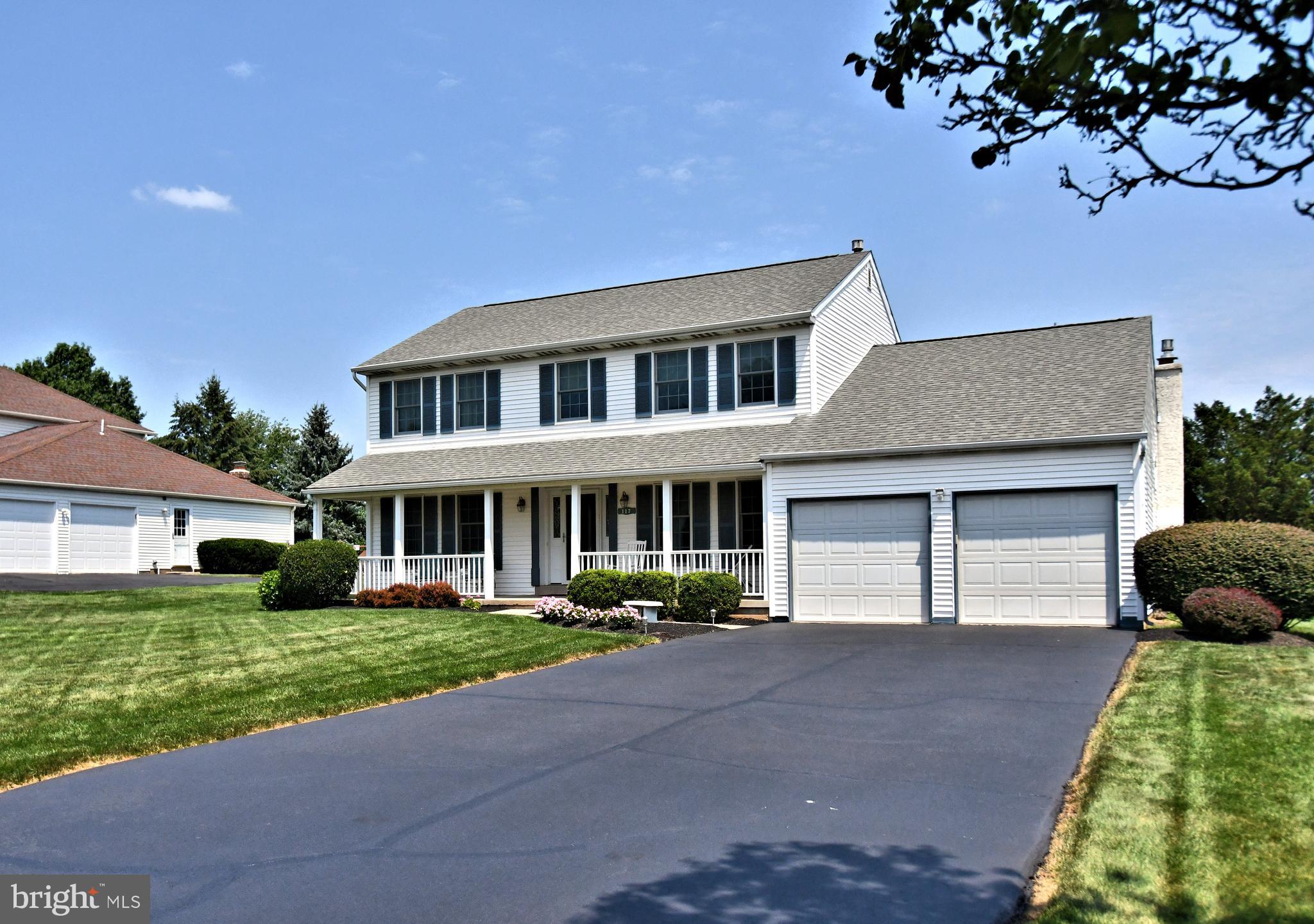 LOOKING FOR A “FOREVER” HOME? This 4 BR, 2 ½ bath two-story shows Pride in Ownership and is a perfect place to settle down. Original owners – ordered a Westbridge Model and and added the front porch. Then the concrete for the family room was poured bigger, by mistate. So the owner had the builder move the powder room and laundry room cwith a better location close to the garage. They liked the new plan better, raised their family in a great neighborhood with top schools in the North Penn School district. Walk through a lovely foyer that leads to a great floor plan to entertain, or enjoy a “Staycasion”. Wonderful sized first floor plan with a rear Office and a Family Room with a vaulted ceiling and a brick fireplace with gas logs. Kitchen with separate "Breakfast area". Use sliding doors to a nice sized Trex deck that will last for years to come. All 4 bedrooms are a good size, and a neutral decor allow you to express your own taste as you make this your home. Kitchen remodel 2005 with cherry wood cabinets, custom counter tops and stainless-steel appliances. In 2010, remodeled hall and primary full baths and powder room. There a Original vinyl windows were replaced with Anderson windows in 2010. And the basement has been finished for pool table fun! Additional storage area in crawl space This house has been LOVED! Minutes away from fabulous restaurants, movie theatres and all the best shopping centers and the Montgomeryville Mall. Fitness centers nearby and a wonderful Montgomery Township Community and Recreation Center. Minutes away from Rts 202 and 309 and the turnpike interchanges in Ft Washington and Lansdale. Showings start at the Open House, August 3, 2025.