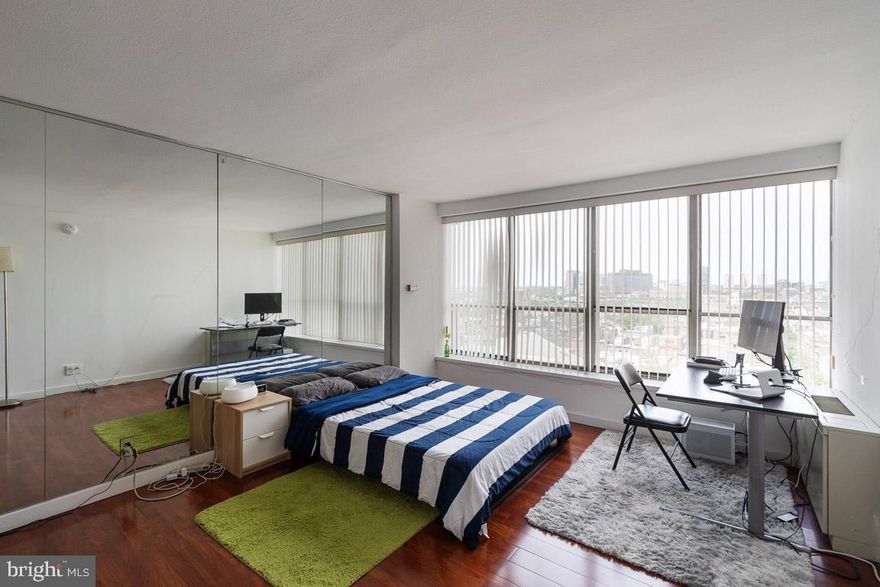 Beautifully renovated studio showcasing sunset city views at The Dorchester on Rittenhouse Square! Recently renovated studio featuring walls of windows providing incredible natural light and see-forever city views overlooking University City to the west; an updated kitchen with white shaker cabinetry, stainless steel appliances, white stone countertops and designer backsplash; a sun-soaked living area; and an updated bathroom with a single vanity, shower/tub and white tilework. There is great closet space throughout. Residents of The Dorchester enjoy a twenty-four-hour doorman and all utilities included in rent except cable TV. Use of the building's state-of-the-art fitness center, seasonal rooftop pool club, and valet parking in the building's underground garage are available for an additional fee, subject to availability. No pets permitted. Rittenhouse Square is ranked the 6th best neighborhood in North America with 175 restaurants and 199 retailers within a three block radius. The Dorchester is within walking distance to the Market Street office corridor, The Avenue of the Arts and University City. 30th Street Station and Philadelphia International Airport are a short commute.